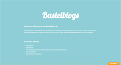 Desktop Screenshot of bastelblogs.de
